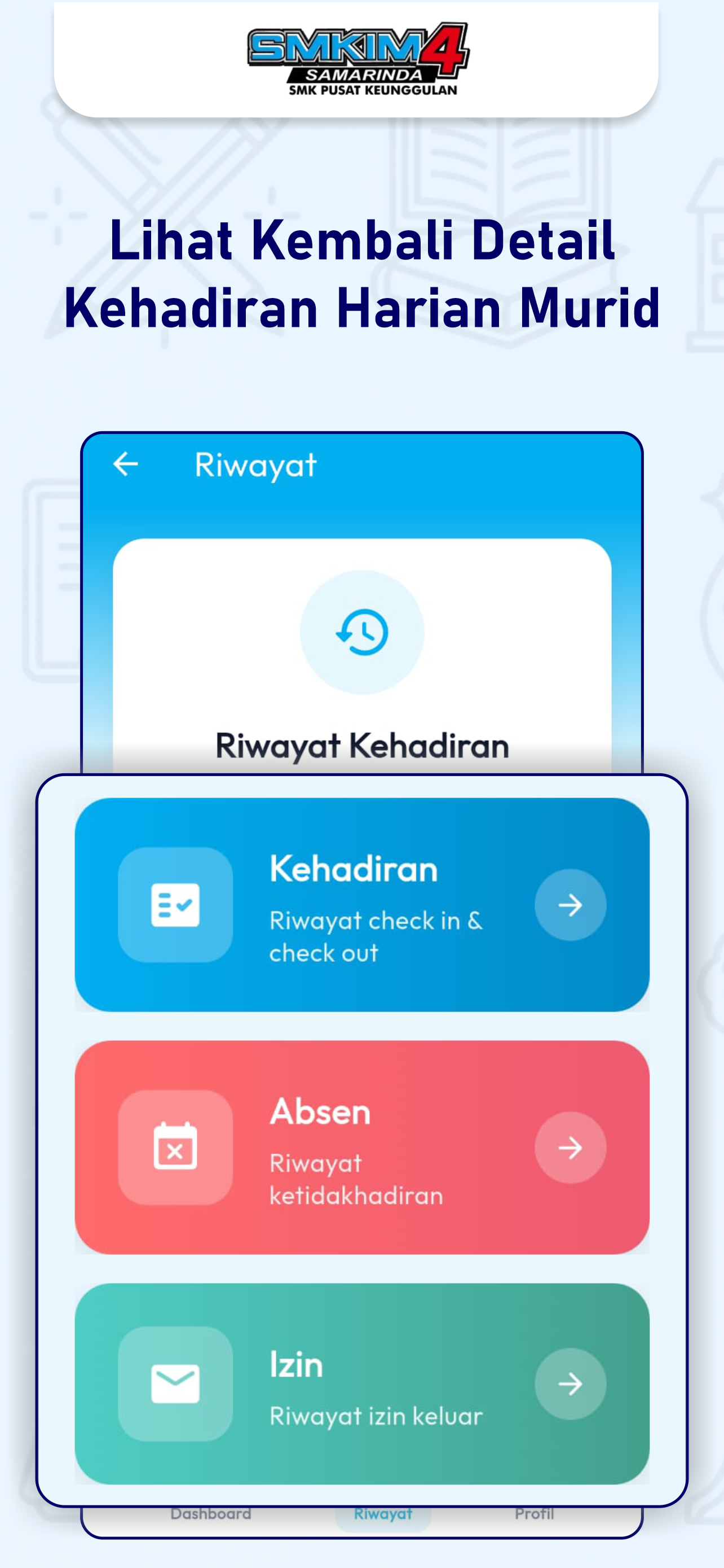 Detail Kehadiran Harian Murid
